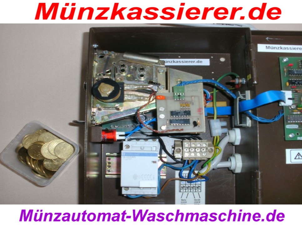 Münzkassierer Zeiteinstellung Münzprüfer Münzautomat Münz Münzgerät 220V 
